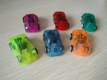 100ks/veľa Mini Transparentné Auto Styling Modelu Vozidla Deti Baby Darček Mini Plastové Vytiahnuť Späť Diecast Auto, Hračky pre Deti,