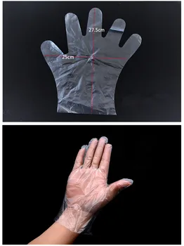 100ks/vrecko Jednorazové rukavice veľkoobchod jednorazové PVC nepremokavé rukavice domáceho domácnosti rukavice Sushi nori nahlásiť