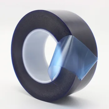 100M PVC Á Modrá Páska Vysokej Teplote Kyseliny Základnej Modrej Fólie Pásky z Nehrdzavejúcej Ocele Kovového Povrchu Ochranný Film Blue
