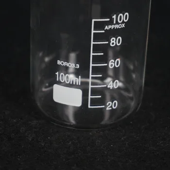 100ML Nízke Forme Doc Chémie Lab G3.3 Borosilikátového Skla Ťažké Stenu