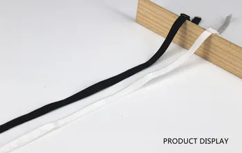 100pairs 6mm Čierna Mimo Biele Elastické Nastaviteľné Špagety Páse s nástrojmi Podprsenka Popruh pre Šitie Kostýmov Príslušenstvo WB102