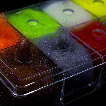 10colors nastaviť nové vyvinuté suchú mušku dabing plus UV ice dub luxusných dispensor /2.5 D laser suchý dub /trvalé vodotesné vlákniny