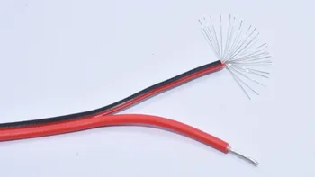 10m 2pin 20 AWG UL2468 2*0,5 mm Predlžovací Kábel použiť pre 12v 24v LED Pásy Pásky String Pripojte Elektrické Drôty