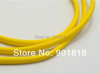 10meters/veľa 4*2 mm priemer PU kožené ploché kábel montáž DIY náramky a náhrdelníky príslušenstvo F17