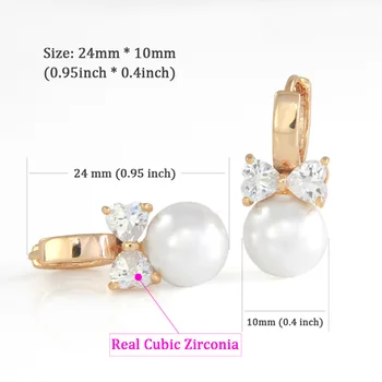 10Pairs Srdci Crystal Pearl Náušnice Zlaté Stud Náušnice Pre Ženy Pendientes Perlas Aretes Parels Brinco Perly Earings Šperky
