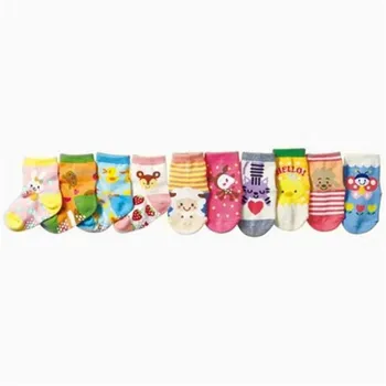 10pairs/veľa Hot Predaj bavlna Baby ponožky gumené protišmykové podlahy ponožky cartoon malé detské ponožky