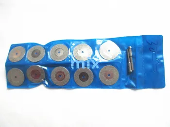 10pc 30 mm mini rezanie disk pre dremel príslušenstvo diamantové brúsne koliesko rotačný nástroj kotúčová píla kotúč brúsny diamantový kotúč