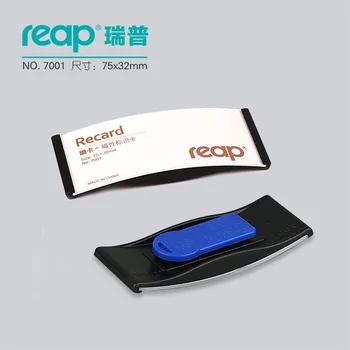 10pcs/1 Lot Reap7001 ABS 78*32mm magnetické menovky odznak držiteľ magnet odznaky Karty ID Držiteľov práce zamestnanca karty