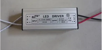 10pcs 10 Series 3 paralelné 30W LED Svetlo, vodič 900MA 0.9 Konštantný prúd IP66 Nepremokavé DC20-39Vf