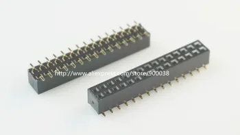 10pcs 2x15 P 30 Pin 2.0 mm Pin Hlavičky Žena Dual riadok SMT PCB povrchová Montáž SMD reflow solderable vo veľkom Rohs bez Olova