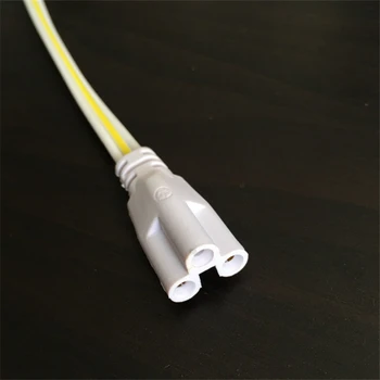 10pcs 3 pin LED Trubice Konektor 30 cm trojfázový T5, T8 Led Lampy, Osvetlenie, Pripojenie Double-end Kábel Drôt