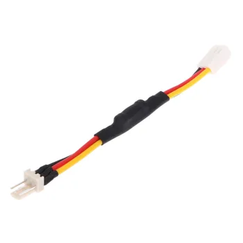 10pcs 3PIN Mužov a Žien Konektor Znížiť PC Rýchlosť Ventilátora Hlučnosť Rozšírenie Odpor Kábel Drôt