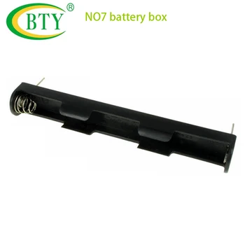 10pcs 3V Batérie typu AAA Containner Držiteľ Skladovanie kontakty batérie Úložný Box Prípade 2x AAA Batérie Bunky Okno Veľkoobchod