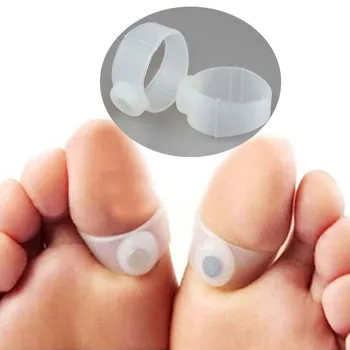10Pcs/5Pairs 2016 magnet schudnúť zdravo štíhle strata prst prsteň nálepky kremíka nohy, masáž nôh, strata hmotnosti, zníženie C418