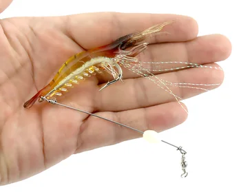 10pcs 6.6 g 7,5 cm maxcatch umelé noctilucent krevety shad swimbatis rybárske nástrahy dlho šťuka prípravky basy pesca rybárske rieši