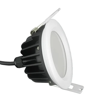 10pcs 9W IP65 Driverless Stmievateľné LED Stropné Bodové Svetlá AC220V Kúpeľňa so Sprchou Izba LED Downlight lampara DHL Zadarmo Doprava