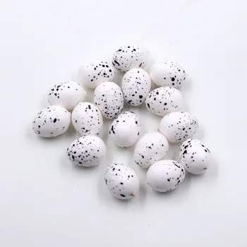 10pcs bublina simulácia vajcia roztomilý mini vtáčie vajcia, holub vajcia model maľovanie návod, DIY micro-krajina dekorácie, remeselné