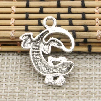 10pcs Charms gecko lizard 31*24mm Tibetského Striebra Plátovaného Prívesky, Starožitné Šperky Čo HOBBY Ručné Remeslo