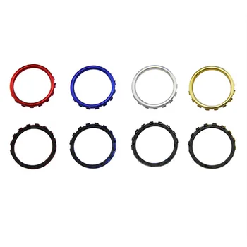 10pcs chrome vlastné Thumbstick Kruhu Prízvuk Krúžky Pre Microsoft Xbox Jeden Elite Radič X-ONE E Opravu, Náhradné Diely