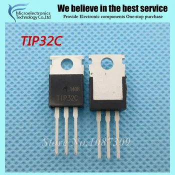 10pcs doprava zadarmo TIP32C TIP32 DO 220 Bipolárne Tranzistory - BJT NPN Gen Pur nový, originálny
