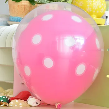 10PCS Dvojvrstvové Dot Latexové Balóny Svadobné Party Balóny Deti Narodeninovej Party Hélium Ballon Vzduchu Latexové Balóny Klasické Hračky