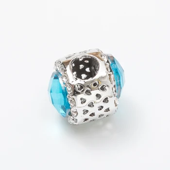 10pcs Fit Pandora Prívesky Originálny Náramok Dištančné Kúzlo Perličiek Duté Guľôčky Šperky Čo DIY js1167
