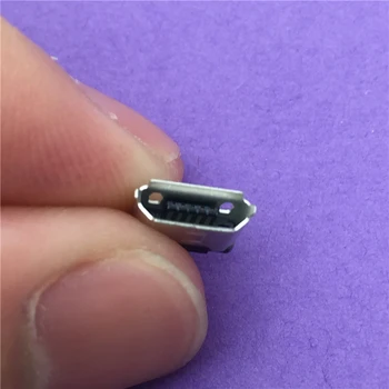 10pcs G24 Micro USB 5pin Žena Zásuvka Konektor Priamy Plug-in Typ pre Nabíjanie Mobilného Telefónu Vysokej Kvality Predať Za Stratu USA