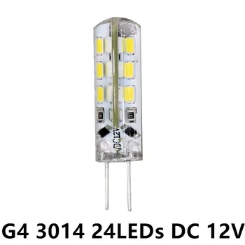 10pcs G4 LED žiarovka DC12V 24 48 96 104 Namiesto 15W-30w halogénové lampy 360 stupeň úsporné svetlo Crystal light úsporná žiarivka