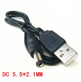 10PCS Generic USB do 5,5 mm/2.1 mm 5 Voltov DC Barel Konektor Napájacieho Kábla DIY model spojnica