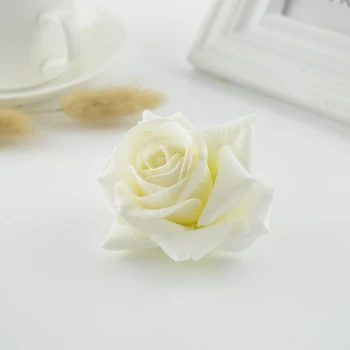 10pcs hodvábnej látky rose remeselné DIY Darčeka Scrapbooking svadobné Auto Dekorácie Neveste Kyticu umelých kvetov pre domáce