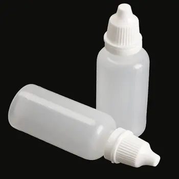 10pcs hot predaj Prázdne Plastové Stlačiteľný Kvapkadla Fľaše (30ml) XK05
