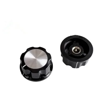 10pcs Klobúk MF-A04 potenciometer gombík WH118/WX050 bakelite gombík / medené jadro, vnútorné diery, 6mm