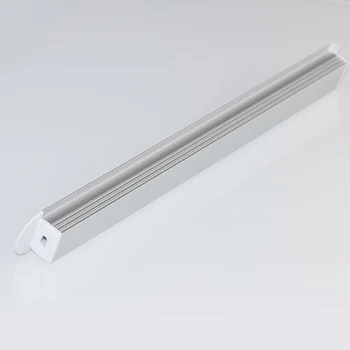 10pcs LED zapustené led hliníkový profil kanál s prírubou vytláčanie bývanie pre led pásy svetla