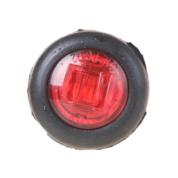 10pcs/Lot 10-20V 0,75 palca LED Trailer Malé Obrysové svetlo/Odbavenie svetlo pre Truck svetlo s PVC Priechodka