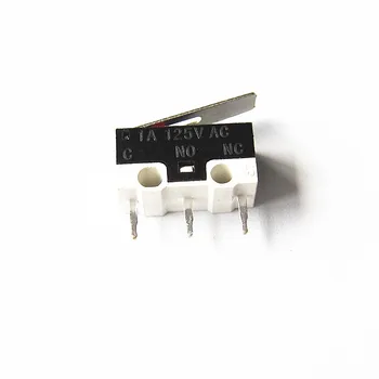(10pcs/Lot) Rukoväť Myši Prepnúť 1A 125V AC Switch Tri Nohy Micro Prepínače