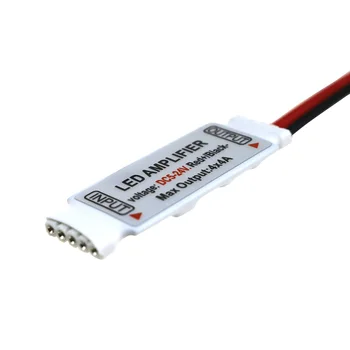 10pcs Mini RGBW Zosilňovač 5 pin radič DC5-24V 4CH x 4A opakovač Signálu pre 5050 2835 RGBW LED Pásy Svetla , Dobrá kvalita