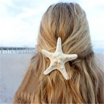 10pcs Módne Dievča Elegantné Hviezdice Pláži Sea Star Vlásenky Vlasy Klip kórejský Štýlový Headdress Príslušenstvo Šperky