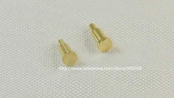 10pcs Pružinou Pogo Pin Konektor Priemer 2,0 mm x 7.0 mm výška SMT / SMD PCB mosadz Zlatá platňa 1u 50g sily Sonda Pin