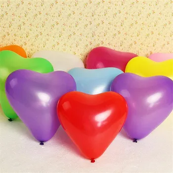 10pcs Romantický 10 inch 1,5 g Láska Srdce Latexové Balóny, Nafukovacie Svadobné Dekorácie Valentines Day Narodeninovej Party Balón Dodávky