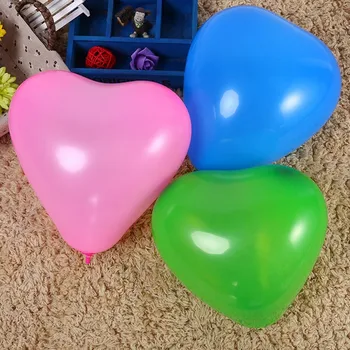 10pcs Romantický 10 inch 1,5 g Láska Srdce Latexové Balóny, Nafukovacie Svadobné Dekorácie Valentines Day Narodeninovej Party Balón Dodávky