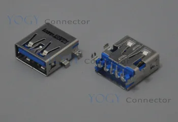 10pcs Samica Konektor USB 3.0 vhodný pre Asus X200CA X200MA, Toshiba Satellite C855D C875 Série notebooku doske usb port jack
