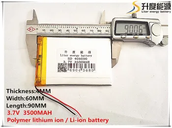 10pcs [SD] 3,7 V,3500mAH,[406090] Polymer lithium ion / Li-ion batéria pre HRAČKA,POWER BANKY,GPS,mp3,mp4,mobilný telefón,reproduktor
