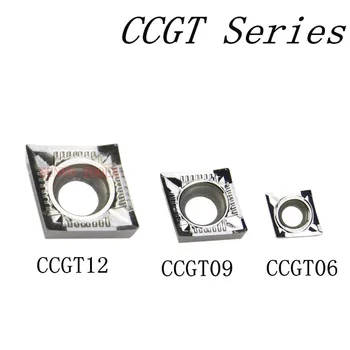 10pcs/set CCGT09T302/CCGT09T304/CCGT09T308-AK H01 CNC Karbidu hliníkový kotúč na rezanie pre KORLOY vložiť SCLCR/SCKCR otáčania nástroja