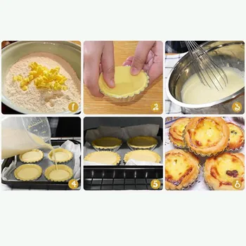 10pcs/set Kvet Vajcia Tortu Formy Cupcake Želé Tortu Formy Cínové Fólie DIY Kolo CupCake Muffin Vložkou, Kuchyňa Pečenie Nástroje