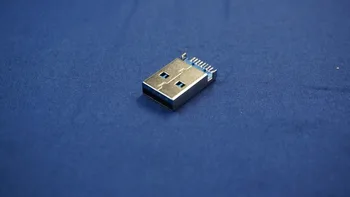 10pcs USB 3.0 Konektor Typu Samec konektor SMT PCB modrá izolátor/M