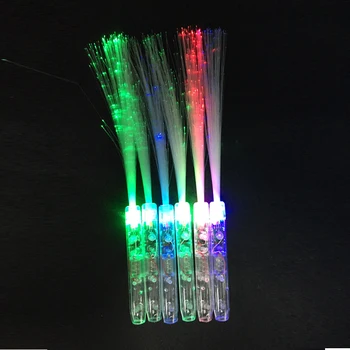 10pcs/veľa 3LEDs Žiariace Optický Stick LED čarovného prútika Svetlo Stick Koncert Flash Light up Stick hračka Pre Party, Svadba, Narodeniny
