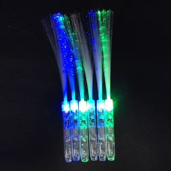 10pcs/veľa 3LEDs Žiariace Optický Stick LED čarovného prútika Svetlo Stick Koncert Flash Light up Stick hračka Pre Party, Svadba, Narodeniny
