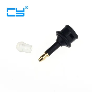 10PCS/veľa Kvalitných TOSLINK NA 3,5 mm Mini Optický konektor typu Jack pre Audio Optický Adaptér