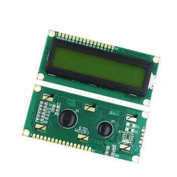 10PCS/VEĽA LCD1602 LCD 1602 zelená/žltá displej s podsvietením LCD displej 1602A-5v 1602 LCD