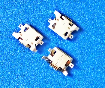 10pcs/Veľa,Micro USB 5pin 1.28 mm žiadne vedľajšie Ploché ústa bez curling strane Samica Konektor Pre Mobilný Telefón, Mini USB, Jack NOVÉ